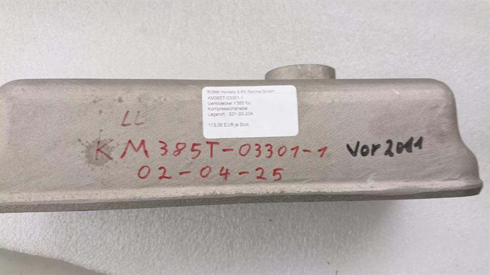 Ventildeckel Y385 für Kompressionshebel