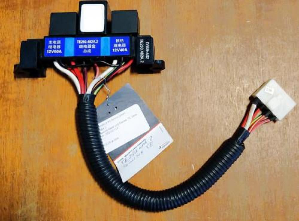 Relaisbox mit Kabel, Stecker, Relais TE Serie