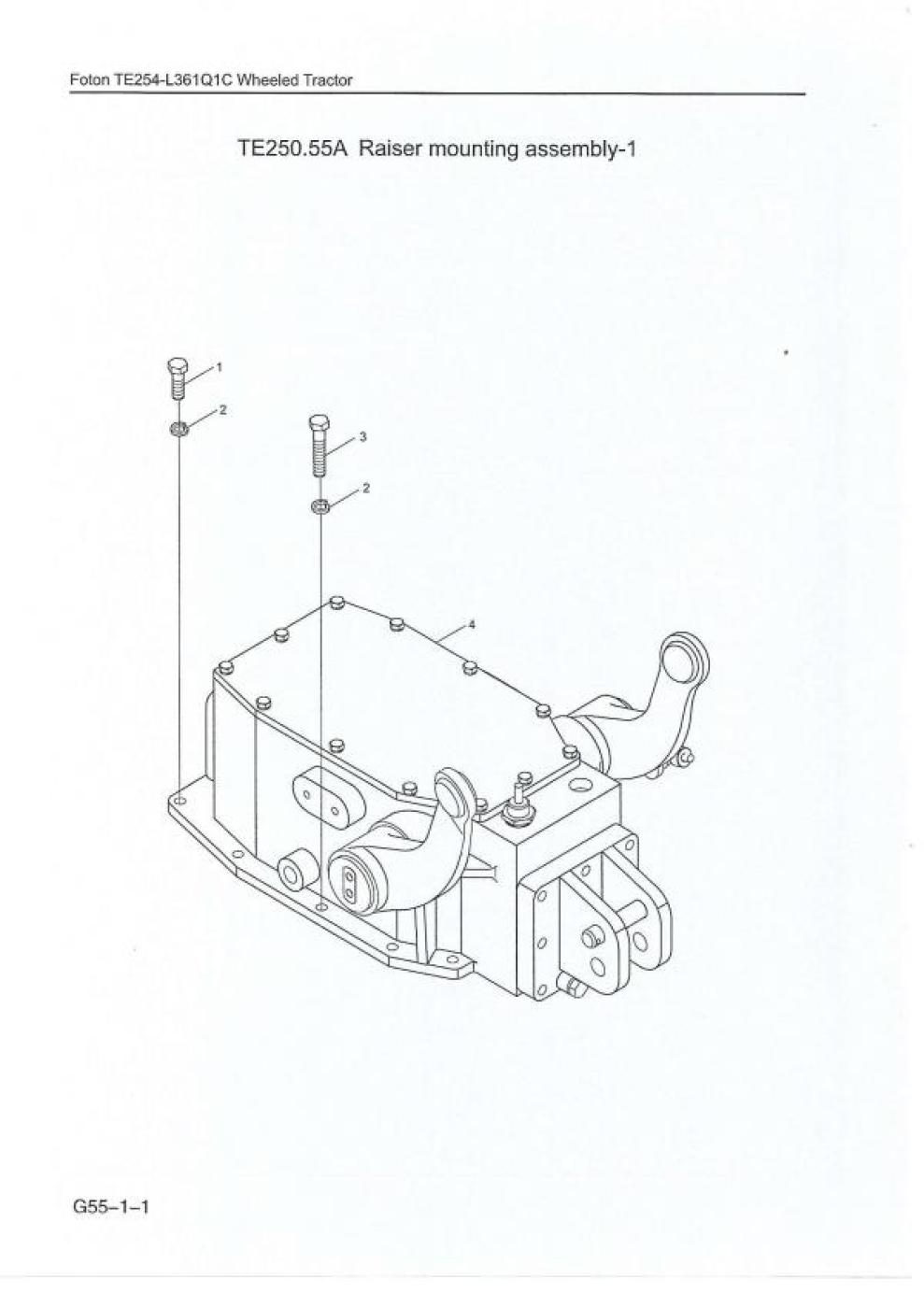 TE Heckkrafthebergehäuse / Hydraulikblock NEU