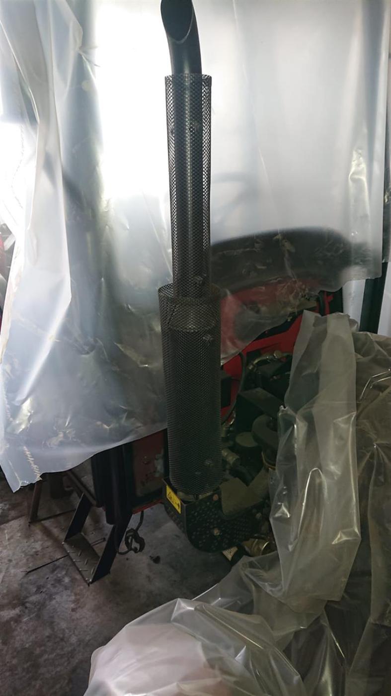 FT/ TE Auspuff  L1000mm Dreiloch Flansch 