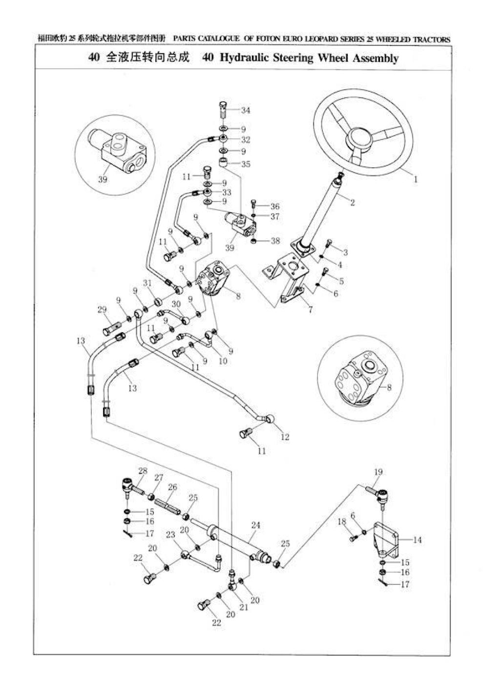 Spurstangenkopf rechts f. Schubstange