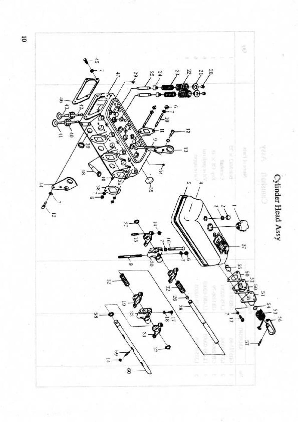 Dichtung Ventildeckeldichtung U-Form KM385BT