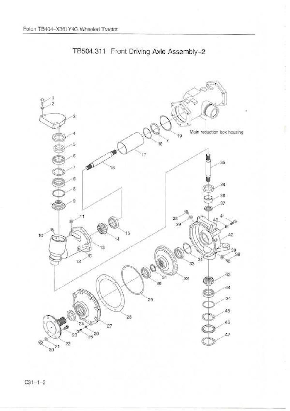 Radnabe TB-Serie vorn