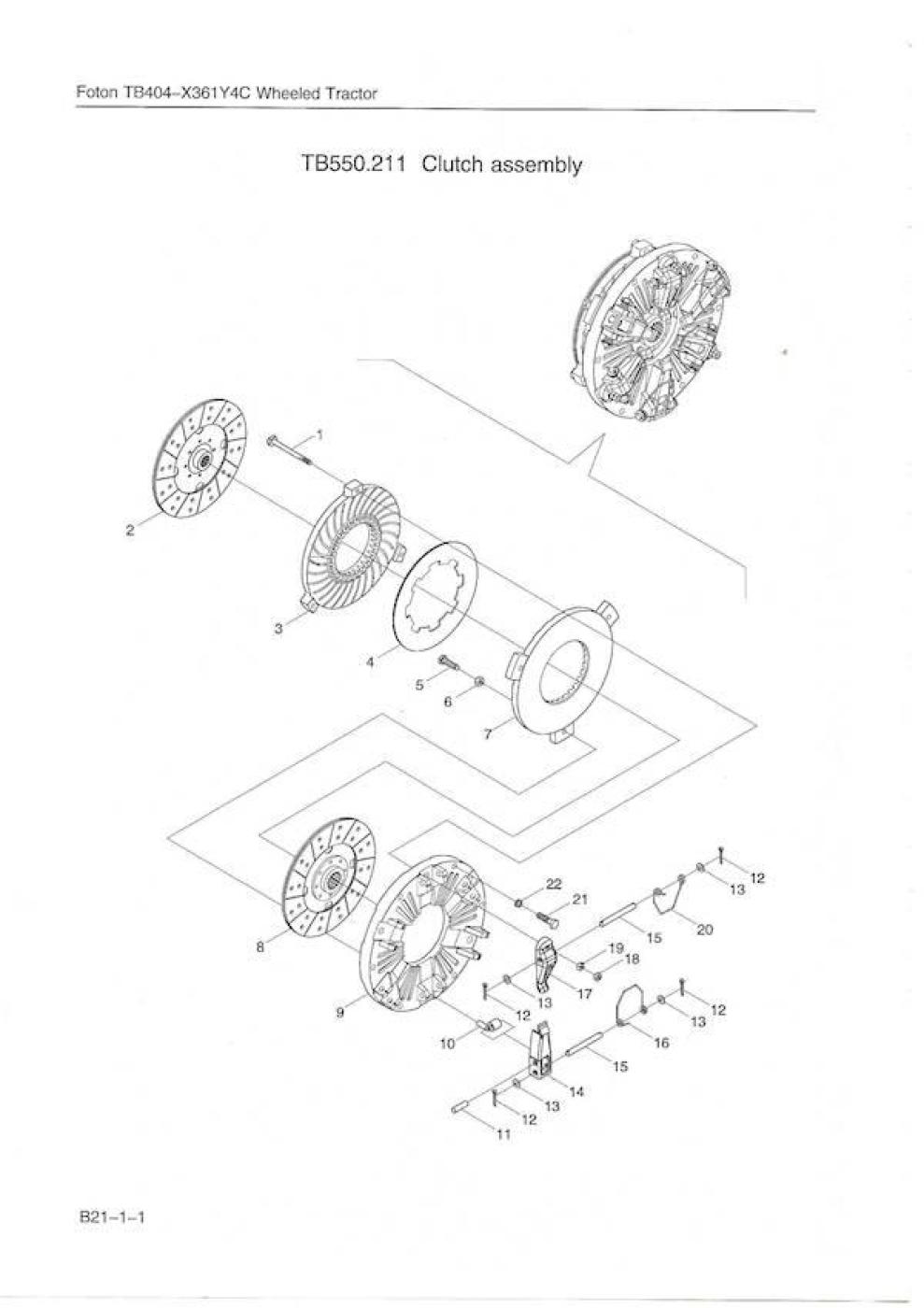 PTO-Kupplungsfinger Zapfwelle TB404