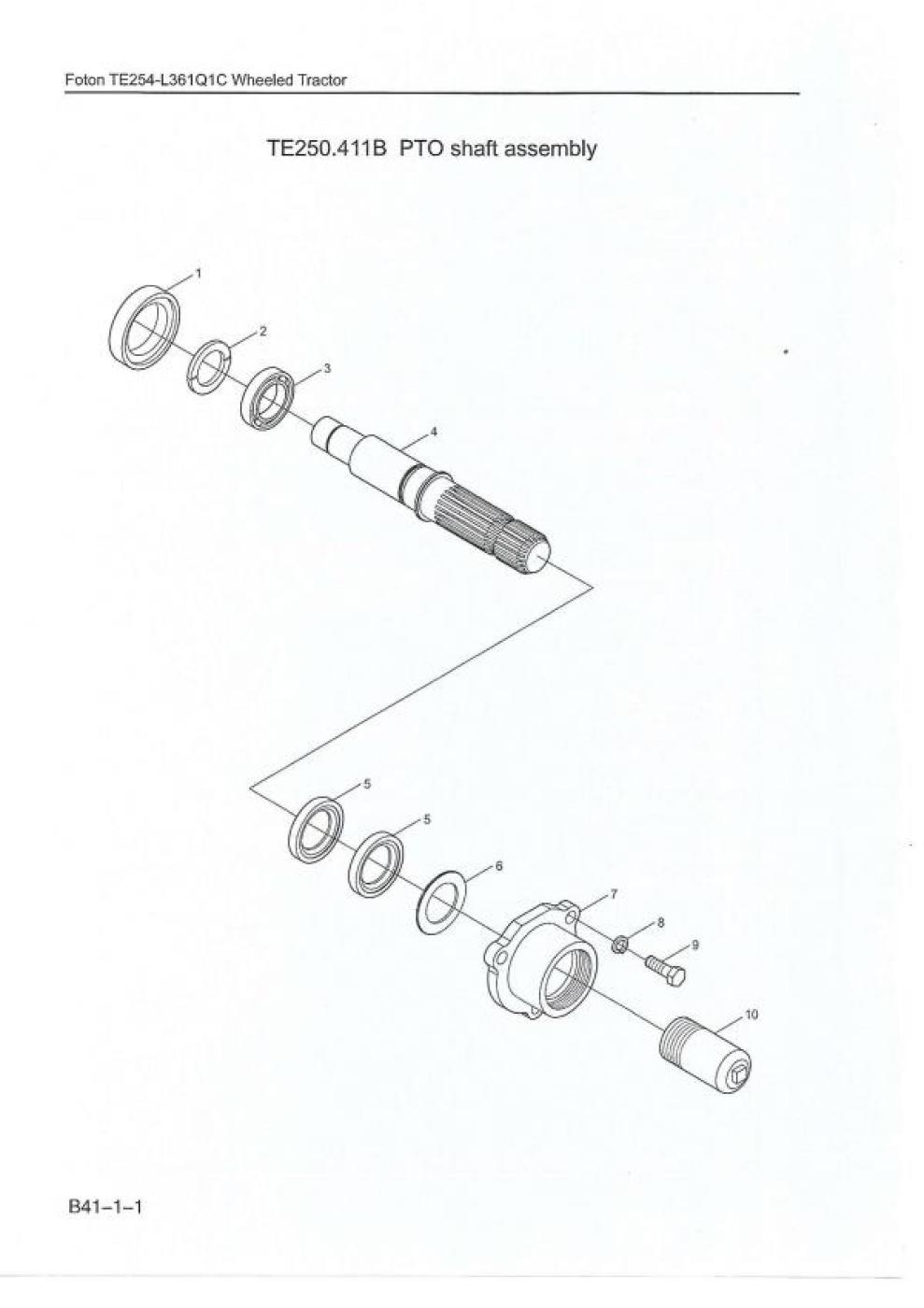 PTO-Zapfwellenstummel TE