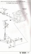 Welle für Schaltklaue Allradgetriebe Foton FT824