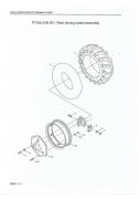 6 Loch Verstellfelge Felge W7 x 24 /D. 9.5-24 TE Serie hinten